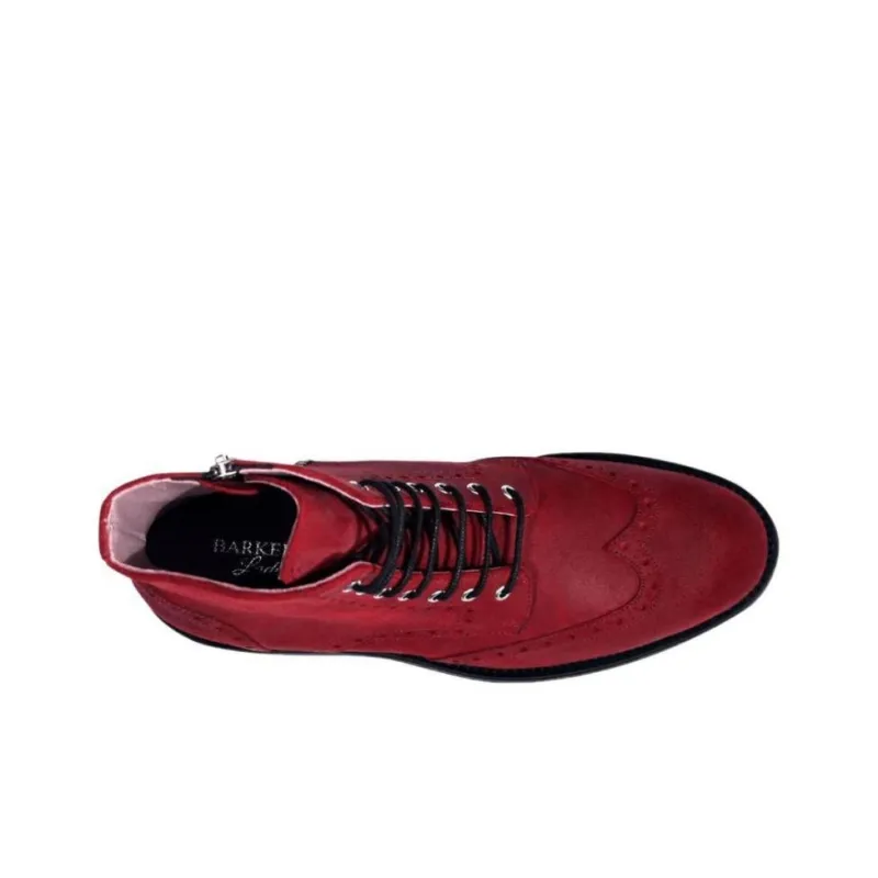 BARKER Kelsey Ankle Boots Women's Red-4
