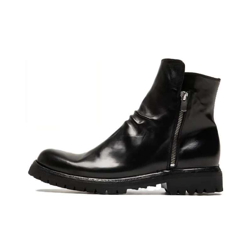 Officine Creative Ikonic Ankle Boots Men's Black-0