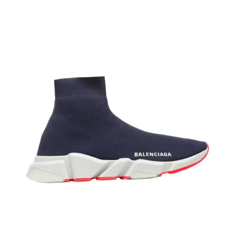 Balenciaga Speed Trainer Navy Red-1