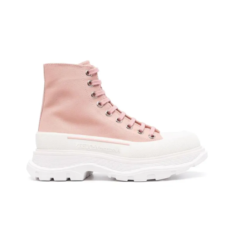 Alexander McQueen Tread Slick Boot Magnolia White Women's-1