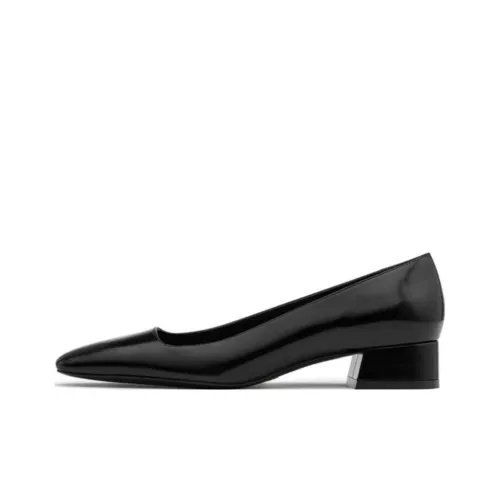 Stuart Weitzman/SW Chunky Heel High Heels 3cm Women's Black