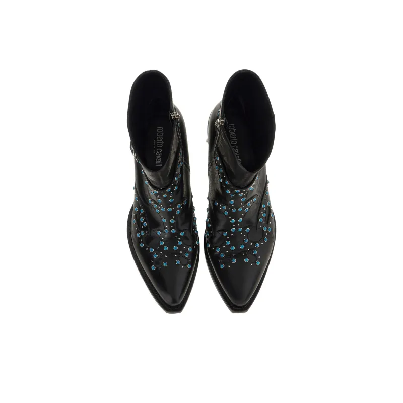 Roberto Cavalli Ankle Boots Men's Black-3