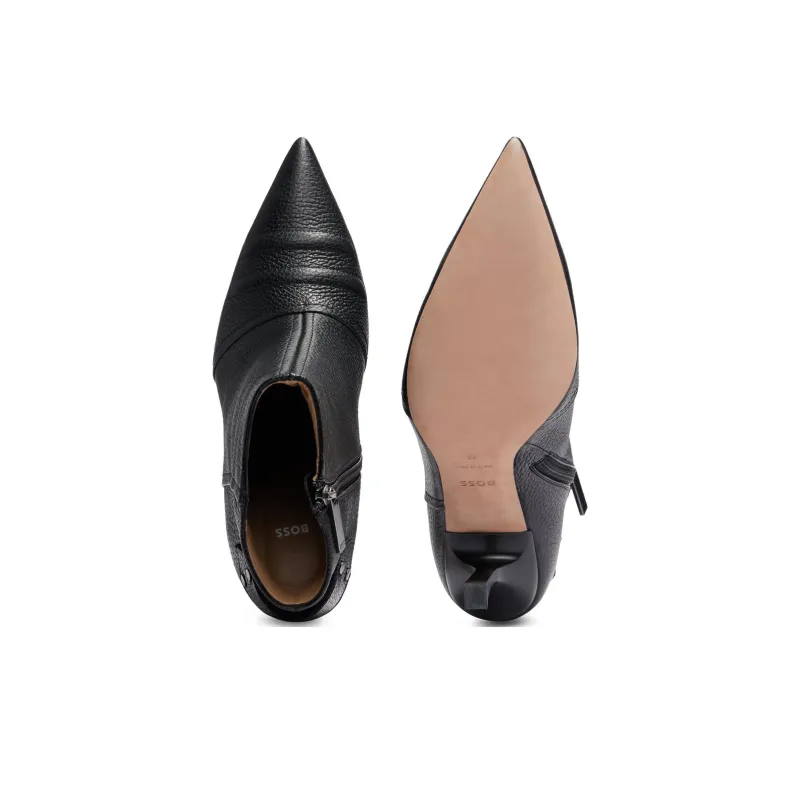 HUGO BOSS Ankle Boots 9cm Women's Black-4