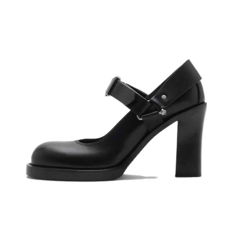 Burberry Stirrup 85mm Leather Pumps-0