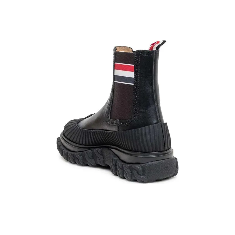 THOM BROWNE Chelsea Boot With Chunky Rubber-sole Detail-3