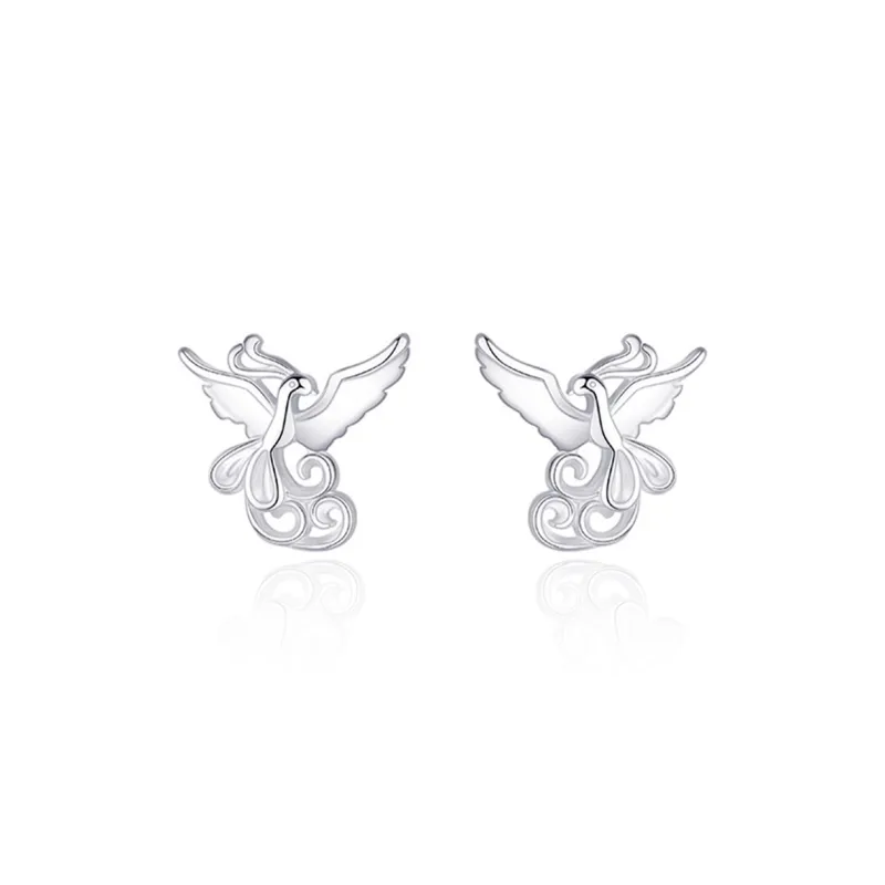 LINGJIE Alloy Stud Earrings Women's-0