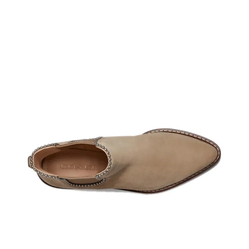 COACH CitySole Bowery Short Chelsea Boots Women's Brown-3
