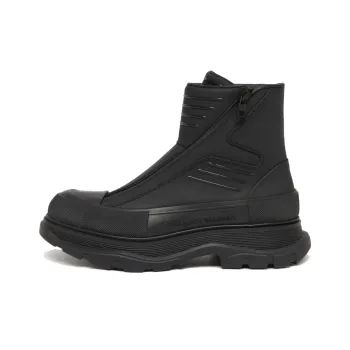 Alexander McQueen Round Toe Boots