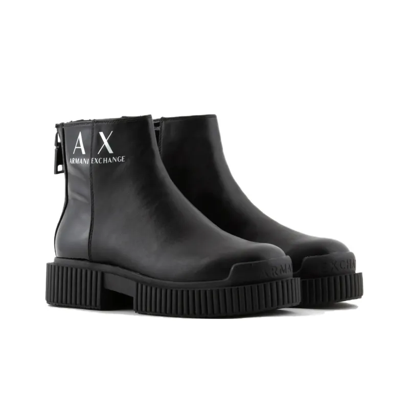 ARMANI EXCHANGE Ankle Boots Women's Black-1