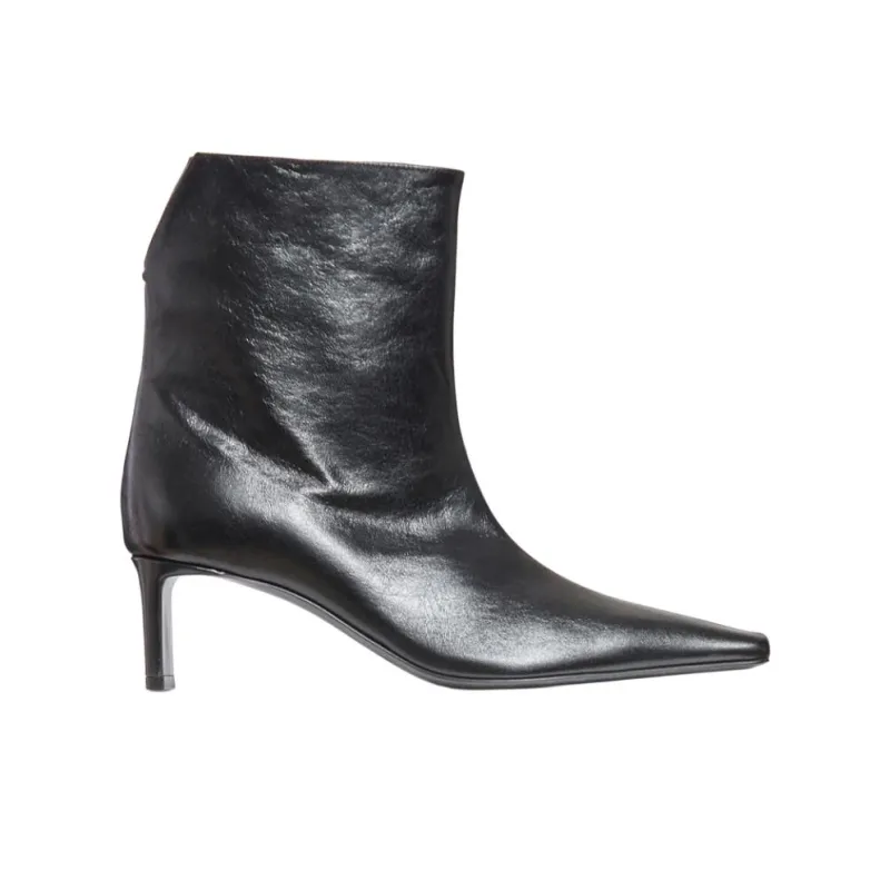 KHAITE Ankle Boots 5.5cm Women's Black-1