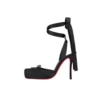 CL LUBOTING Cassia Slim Heel High Heels 10cm Women's Black