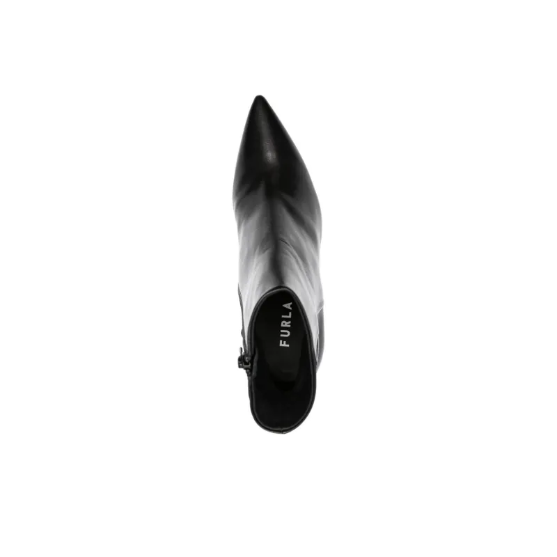Furla Core 90mm Leather Ankle Boots-4