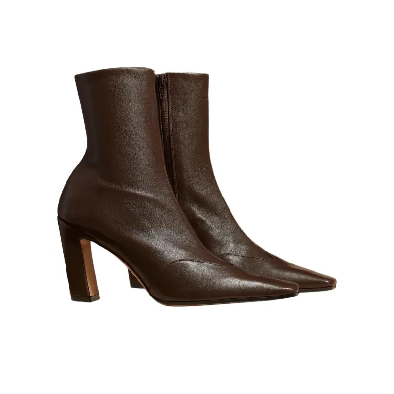 KHAITE Ankle Boots Women's Umber-2