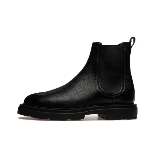 BALLY Short Chelsea Boots Men's Black