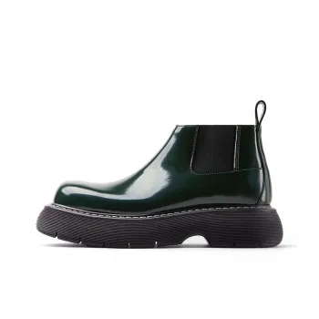 Bottega Veneta The Bounce Swell Shoe Dark Green