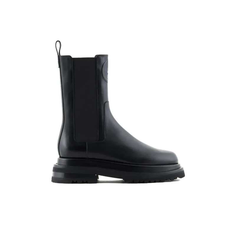EMPORIO ARMANI Short Chelsea Boots 3.5cm Women's Black-1