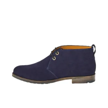 FERRAGAMO Ankle Boots Men's Navy