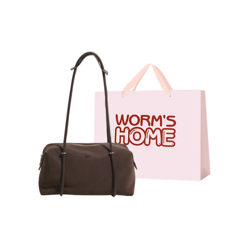 Worm's Home Suede Shoulder Bag Women's Multicolor-9