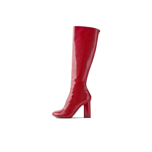 Bottega Veneta Knee-high Boots Women's Strawberry