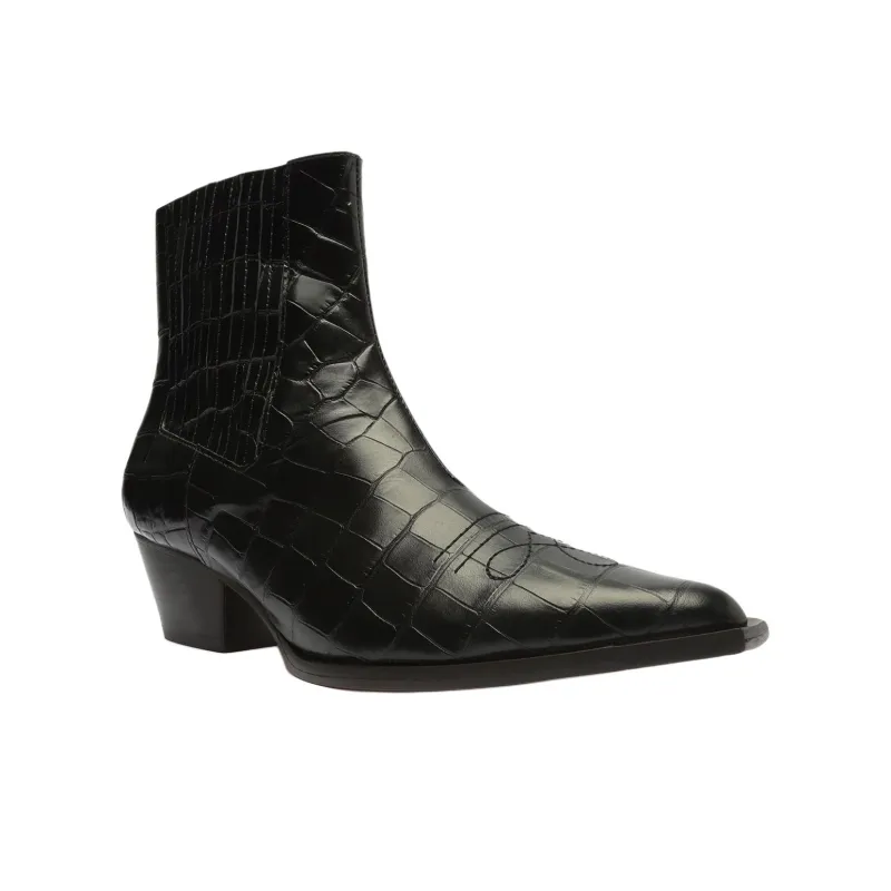 Schutz Short Chelsea Boots 4.5cm Women's Black-2