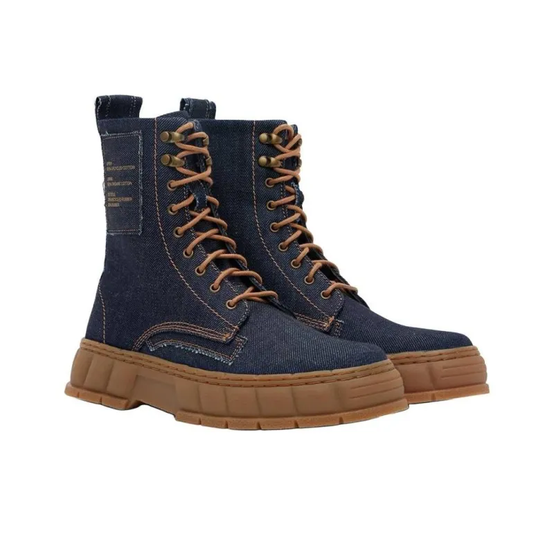 VIRÓN Ankle Boots Men Blue-3