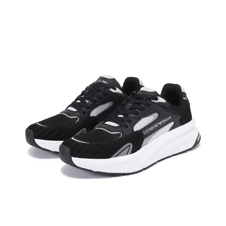 EMPORIO ARMANI EA7 Low Top Casual Shoes Unisex Black-2