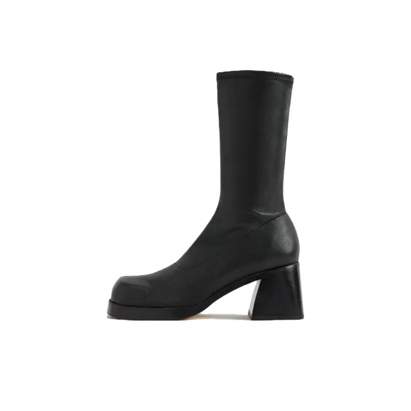 MIISTA Ankle Boots 6.5cm Women's Black-0