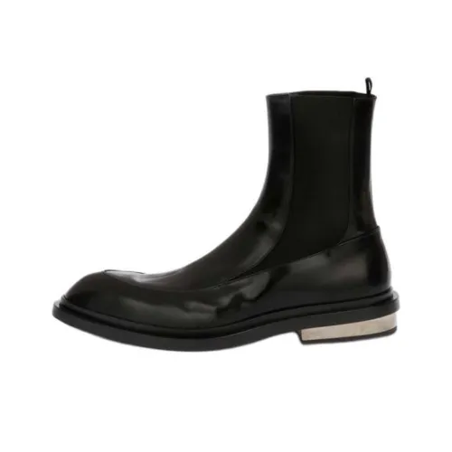 JIL SANDER Short Chelsea Boots Men's Black