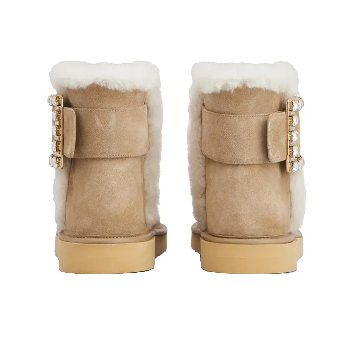 Roger Vivier Winter Viv Ankle Boots Women's Brown-5