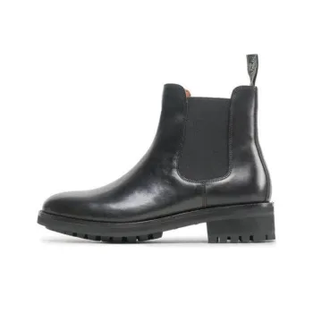 Polo Ralph Lauren Short Chelsea Boots 4cm Men's Black