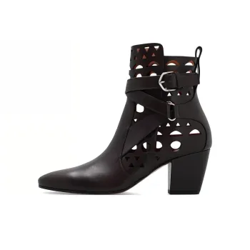 Alaia Ankle Boots Women's Brown