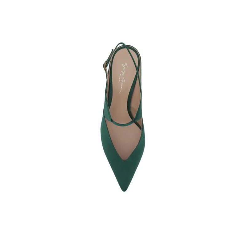 AMANI Slim Heel High Heels Women's Green-4
