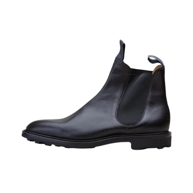 Edward Green Newmarket Short Chelsea Boots Men's Black-0