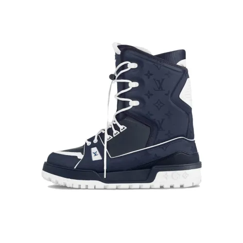 LOUIS VUITTON LV Trainer Snow Boot Marine Blue