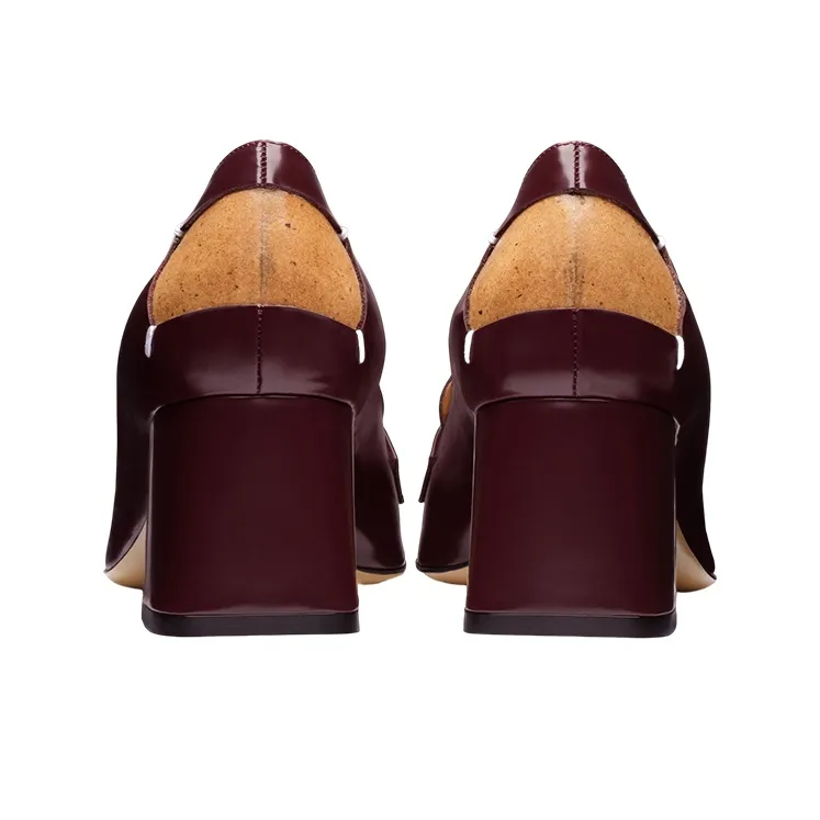 Maison Margiela Décortiqué 60mm Four-stitch Court Shoes-4