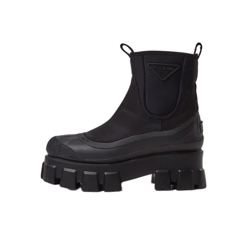 PRADA Moonlith Gabardine Boots