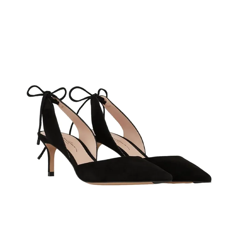 Giorgio Armani 65mm Suede Slingback Pumps-2