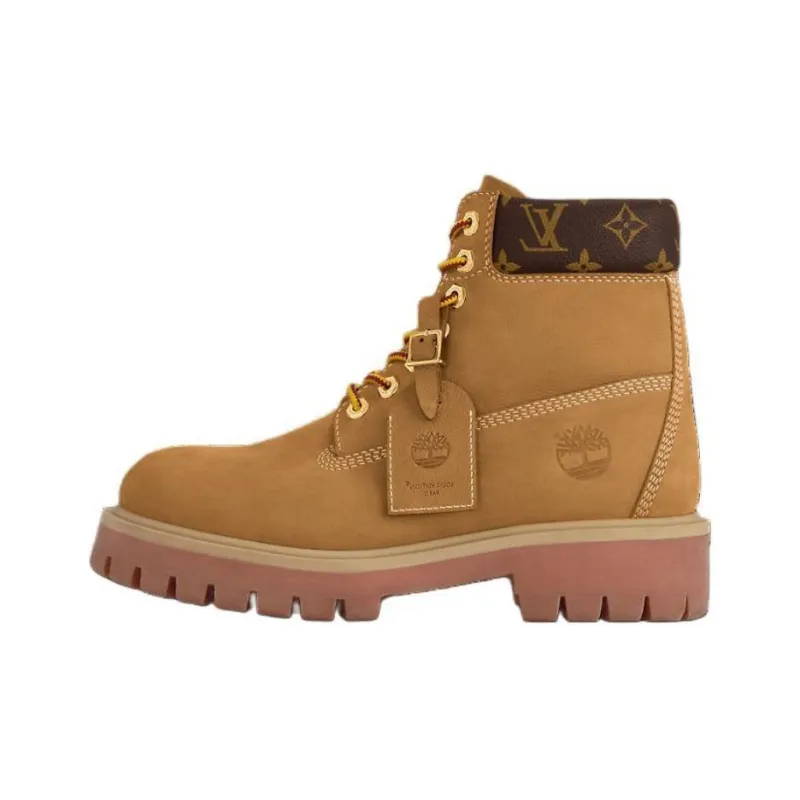 Timberland x LOUIS VUITTON Short Martin Boot Men's Brown-0