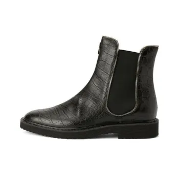 Giuseppe Zanotti Crocodile effect Leather Ankle Boots