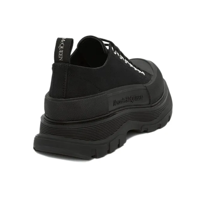 Alexander McQueen Tread Slick Lace Up 'Black' Women's-3