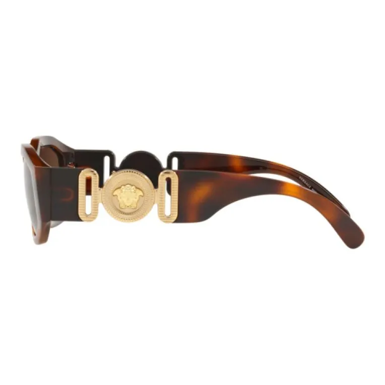 VERSACE Rectangular Frame Sunglasses-4