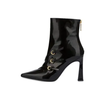 Pollini Ankle Boots 10cm Women's Black
