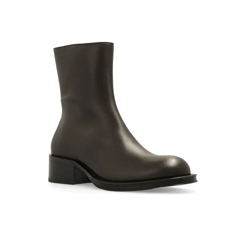 Lanvin Zip-fastening Leather Ankle Boots-2