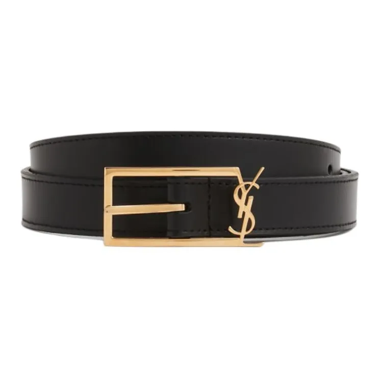 SAINT LAURENT Logo buckle Belt-1