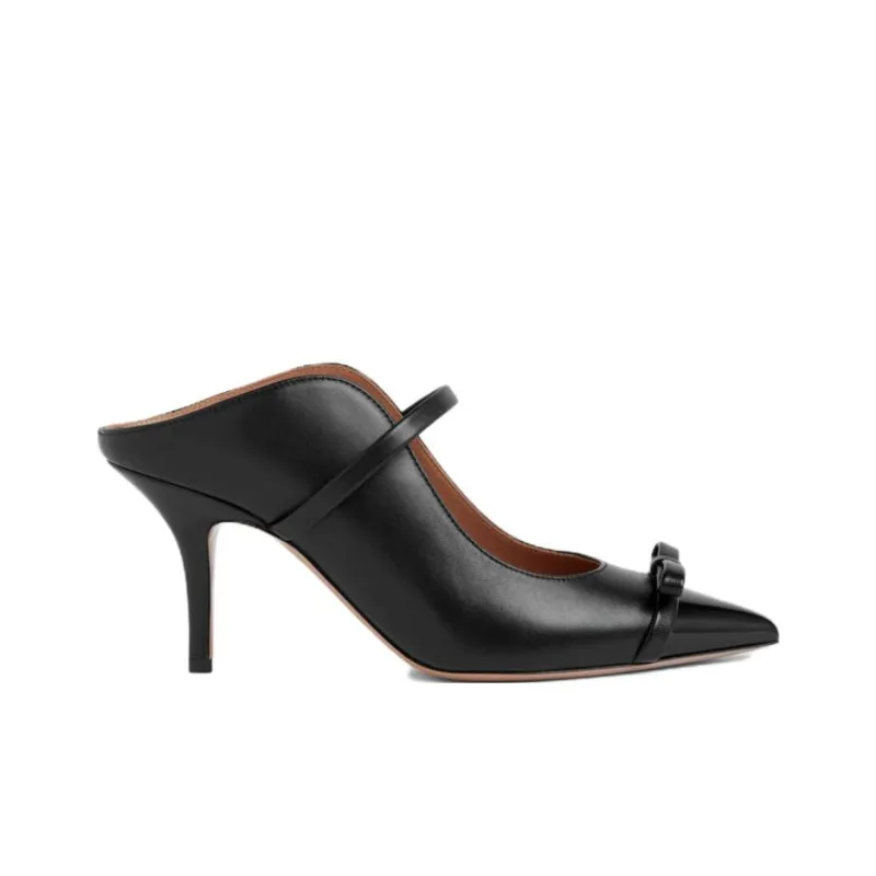 Malone Souliers Blanca 70mm Leather Mules-1