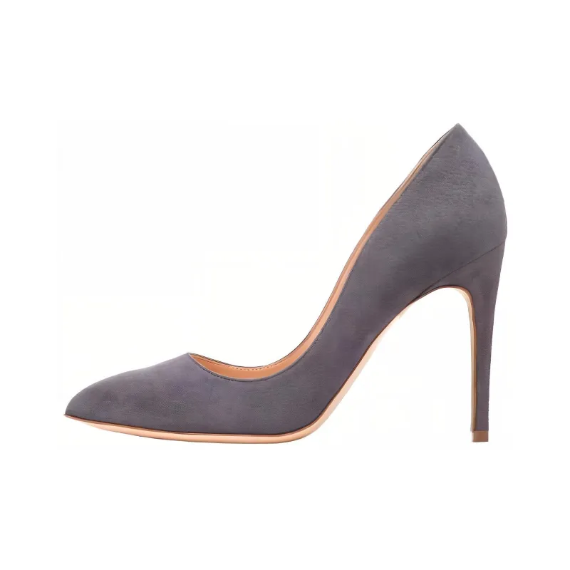 Rupert Sanderson Slim Heel High Heels 10cm Women's Gray-0