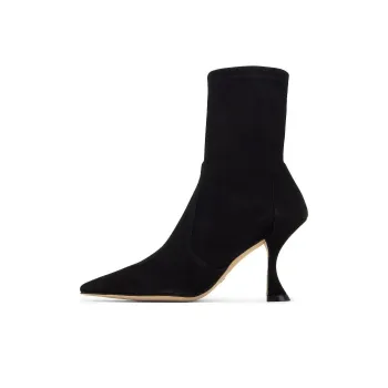 Stuart Weitzman/SW Xcurve 85 Ankle Boots 8.5cm Women's Black