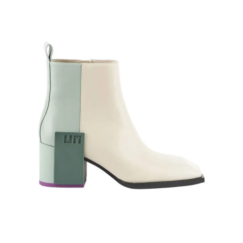 UNITED NUDE Jimmy Ankle Boots 6.5cm Women's White-1