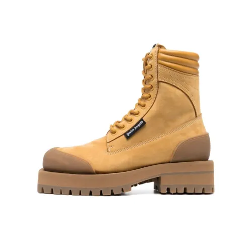 PALM ANGELS Square toe Combat Boots Women's
