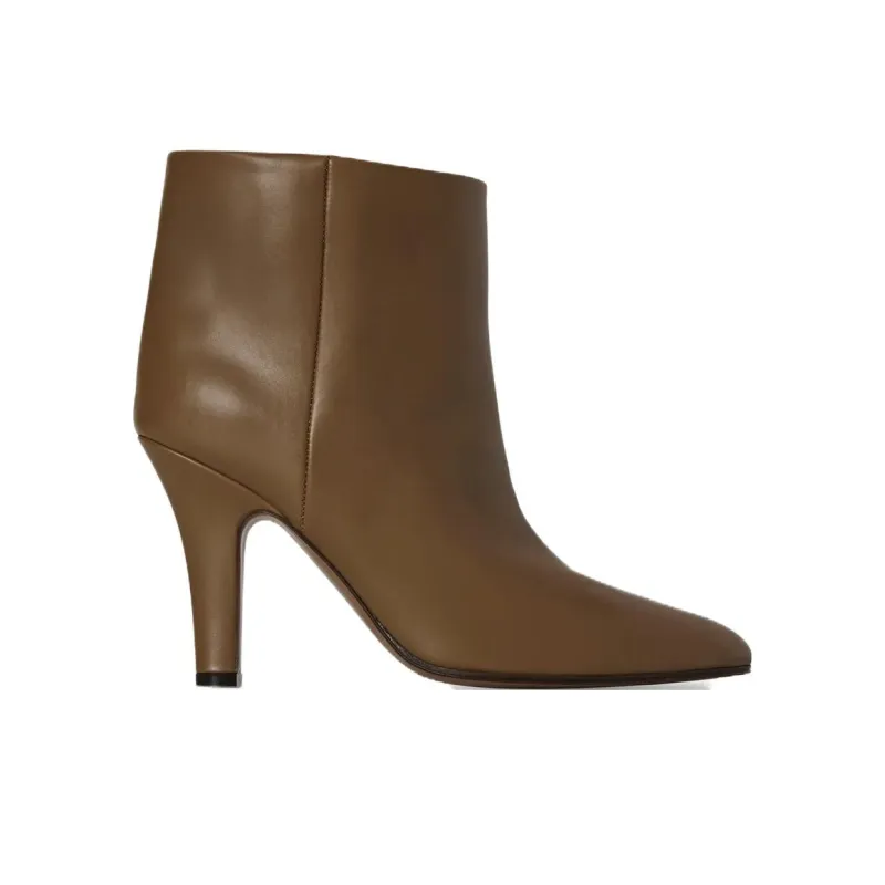 THE ROW Prudens Ankle Boots 8.9cm Women's Brown-1